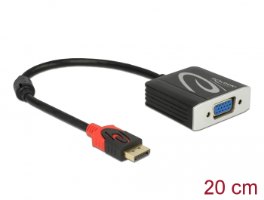 כבל מתאם פסיבי Delock Passive DisplayPort 1.2 Adapter to VGA