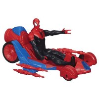 ספיידרמן - דמות ספיידרמן שחור עם מכונית - SPIDERMAN
