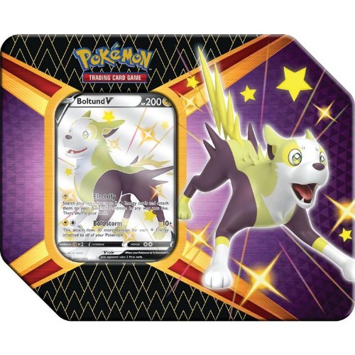 קלפי פוקימון טין שיינינג פייטס Pokémon TCG: Shining Fates Tin Box Boltund V