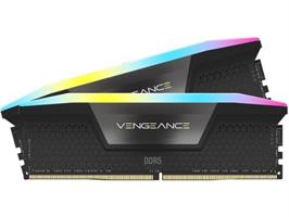 ז. לנייח CORSAIR VENGEANCE RGB 64GB 2x32GB DDR5 6000MHz C40