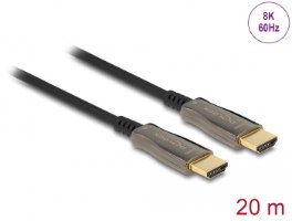 כבל מסך אקטיבי Delock Active Optical Cable HDMI 8K 60 Hz 20 m