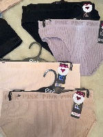 תחתון ריב pink בגזרת High leg