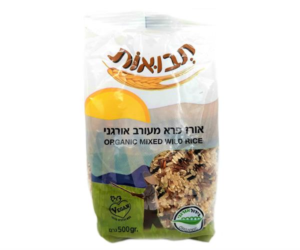 אורז פרא אורגני 500 גרם