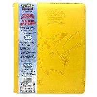 קלפי פוקימון- אלבום פוקימון מקורי פרמיום צהוב/אפור מכיל 360 קלפים