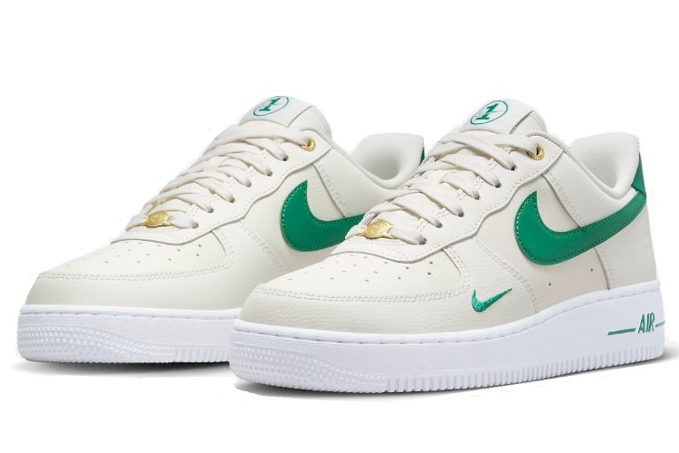 סניקרס נייק NIKE Air Force 1 לבן ירוק