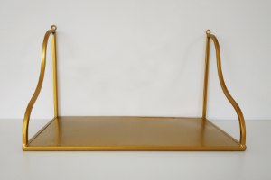 מדף פרזול - דגם אלגנט זהב - דוגמא