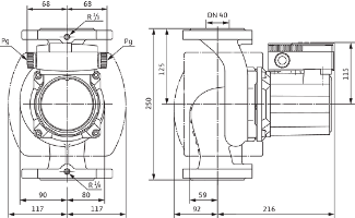 TOP-S 40/10 (3~400/230 V, PN 6/10)