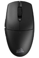 עכבר גיימינג אלחוטי Corsair M55 Wireless – מבט עליון על העכבר השחור המציג גלגלת וכפתורים