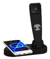 מטען אלחוטי עם שפופרת Bluetooth CL-BT01BK – שחור