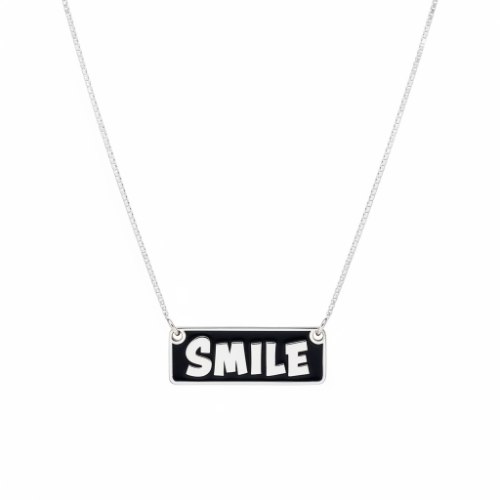 שרשרת SMILE מלבנית