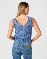 גופית סריג WRANGLER כחול
