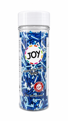 סוכריות לקישוט כחול 100 גרם ללא גלוטן - JOY