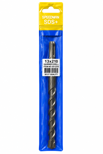 מקדח לפטישון ⁦SPEEDMAN SDS+⁩ – ⁦13×210⁩ מ״מ