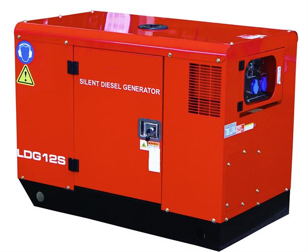 גנרטור מושתק חד פאזי 13.75KVA מחופה מדגם LAU LDG12S