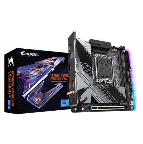 לוח אם Gigabyte B760I AORUS PRO DDR4 Micro-ITX DP HDMI