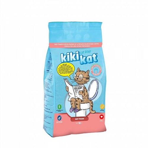 חול מתגבש לחתול מנטרל ריחות 10 ליטר | kiki kat