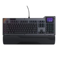 מקלדת מכנית לגיימינג Turtle Beach Command KB5 עם מסך מגע צבעוני ותאורת RGB – תמונה 1