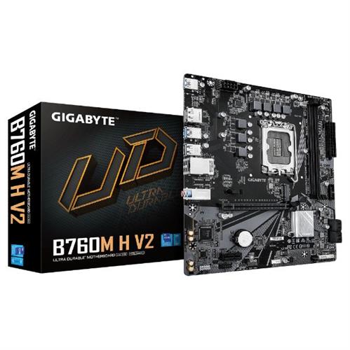 לוח למעבדי אינטל Gigabyte B760M H V2 DDR5 Micro Atx LGA1700