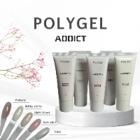 ADDICT פוליג'ל MILKY WHITE 30 גרם