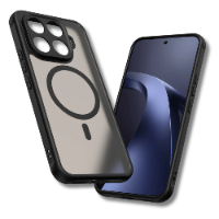 כיסוי מט עם תמיכה ב-Magsafe למכשיר שיאומי XIAOMI 17 צבע שחור