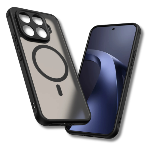 כיסוי מט עם תמיכה ב-Magsafe למכשיר שיאומי XIAOMI 17 צבע שחור