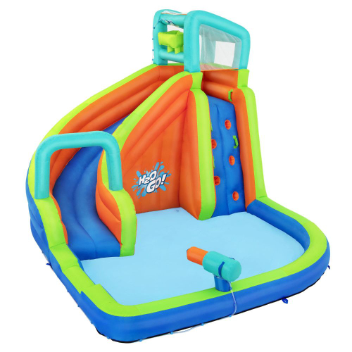 פארק מים מתנפח עם מגלשה ותותח מים - Bestway 53408