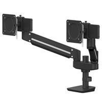 FELLOWES זרוע ל2 מסכי מחשב - Compact -Talloשחורה