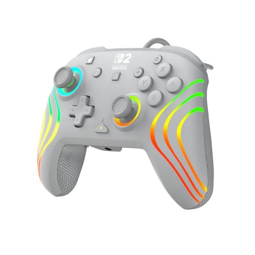 בקר גיימינג חוטי Turtle Beach Afterglow Wave ל־Nintendo Switch 2 בצבע אפור
