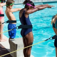כבל התנגדות מקצועי לשיפור אימון שחייה