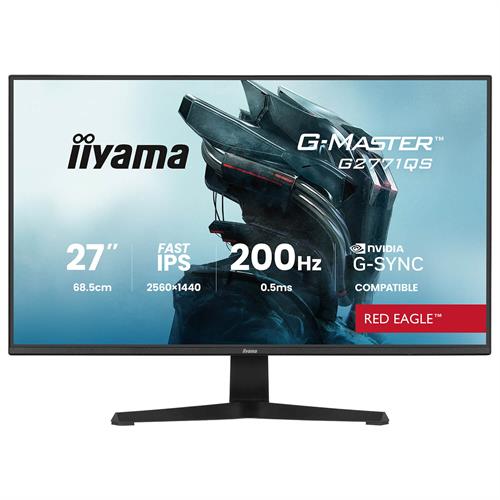 מסך מחשב לגיימינג IIYAMA 27" G-Master IPS WQHD 200Hz 0.