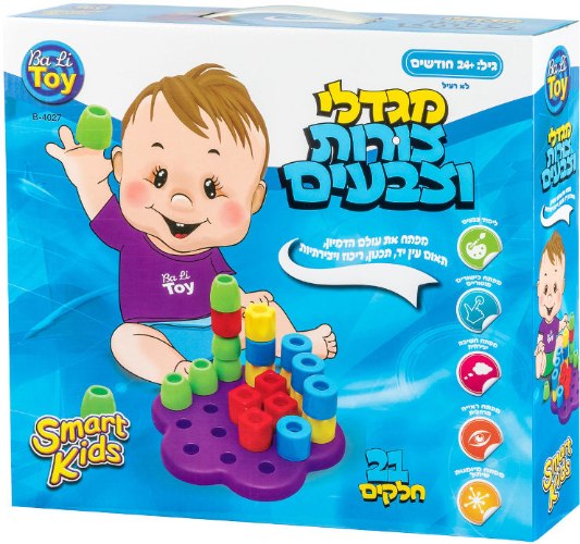 SMART KIDS מגדלי צורות וצבעים