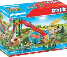 מסיבת בריכה  - playmobil 70987