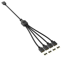 מפצל שחור מ1-ל4 ARGB