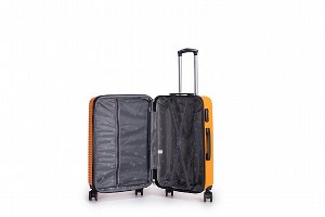 סט 3 מזוודות איכותיות SWISS  - צבע כתום