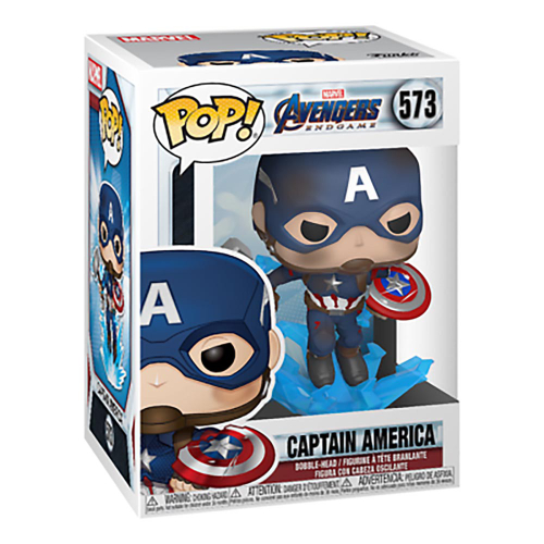 פופ הנוקמים קפטן אמריקה עם מגן שבור - POP AVENGERS CAPTAIN AMERICA WITH BROKEN SHIELD 573