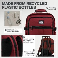 תיק עליה למטוס CABIN MAX METZ 24L OXIDE RED 40x30x20