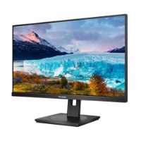 מסך מחשב עסקי 27 אינץ' Philips 272S1M – מסך שחור מציג נוף טבעי ניצב על בסיסו הארגונומי HDMI