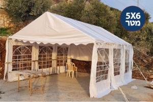 אוהל אירועים למכירה Premium לכל מטרה בגודל 5X6 מטר