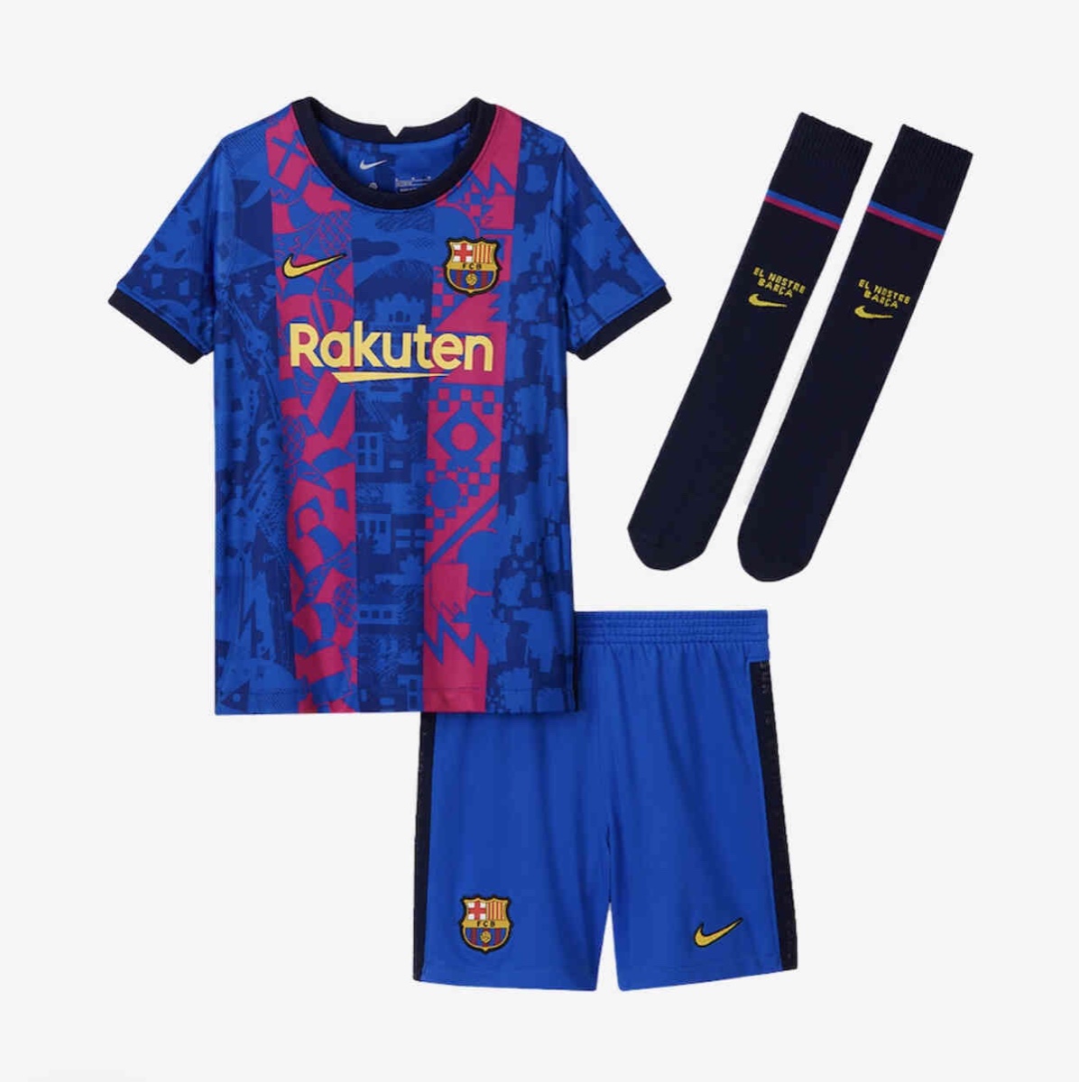 barcelona jersey kit