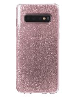 כיסוי Skech ל-Galaxy S10 דגם  SPARKLE (ורוד) נצנצים