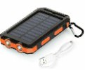 כתום - סוללת גיבוי ניידת סולארית Zeero Ultra Charge 10,000mAh
