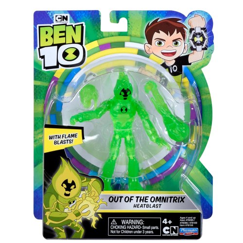 בן 10 - דמות בסיסית זוהרת - Ben 10 Heatblast