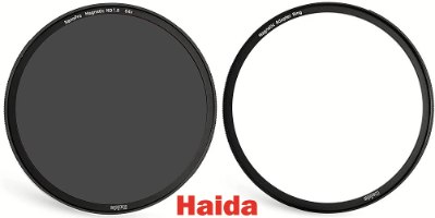 Haida NanoPro Magnetic ND1.8 6 stop Filter with Adapter Ring (82mm) פילטר 6 סטופ ND מגנטי עגול