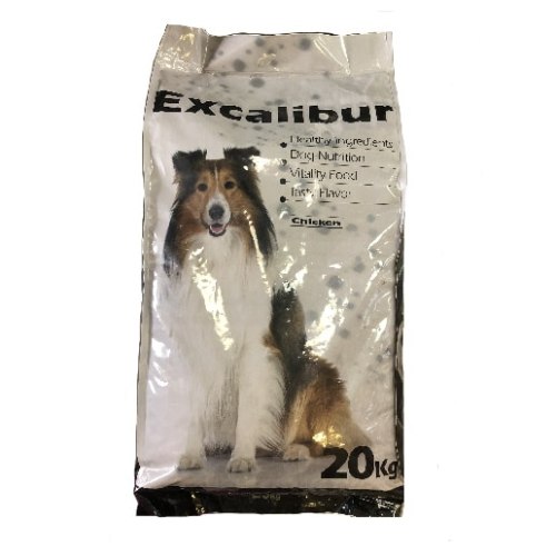 אקסקליבור אוכל ללכלבים 20 קג - EXCALIBUR DOG FOOD