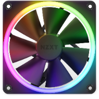 מאורר למארז NZXT F120RGB 120MM RGB BLACK FAN