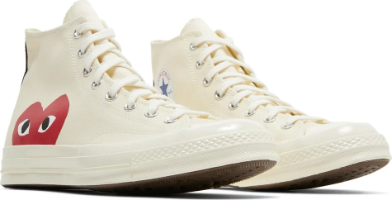 Comme des Garçons x Chuck Taylor All Star Hi Milk