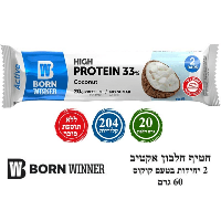 חטיף חלבון בטעם קוקוס (12 חטיפים במארז) FLAVOR COCONUT PROTEIN