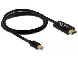כבל מסך Delock Passive mini DisplayPort 1.1 to HDMI Cable 1 m