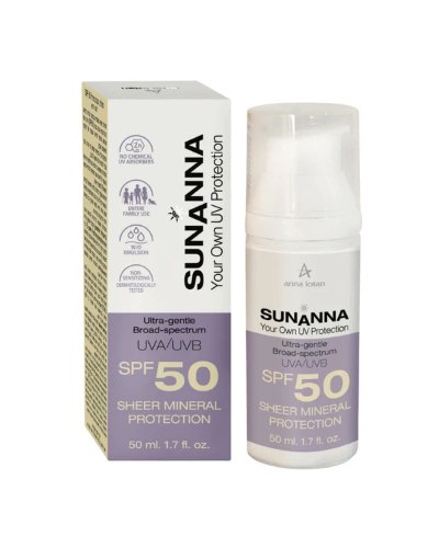 קרם הגנה חדש! Anna Lotan- SPF50 SunAnna קרם הגנה 50 מ"ל