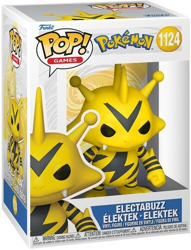 פופ פוקימון - אלקטרובאז -  Pop Pokemon Funko  Vinyl Electabuzz #1124